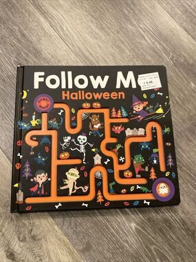 Priddy Books Maze Book: Follow Me Halloween Finger - GOOD